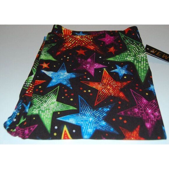Extra‎ Plus Size Women Buttery Soft Glitter Star Leggings - Picture 5 of 6